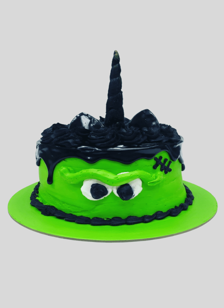Delightful Frankenstein Cake