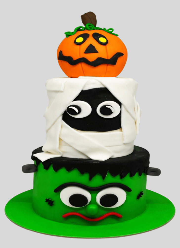 Excellent Frankenstein Cake