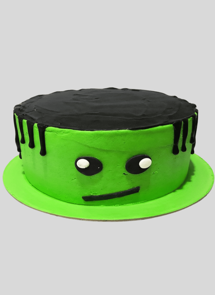 Fascinating Frankenstein Cake