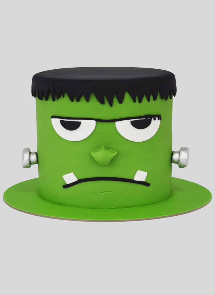 Pleasing Frankenstein Cake