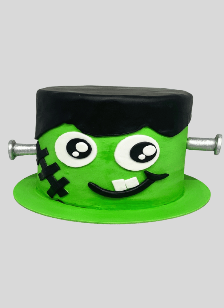 Pretty Frankenstein Cake