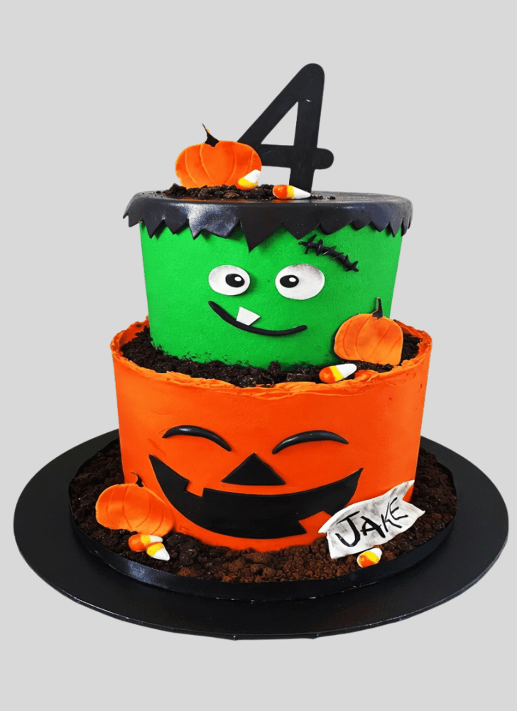 Radiant Frankenstein Cake