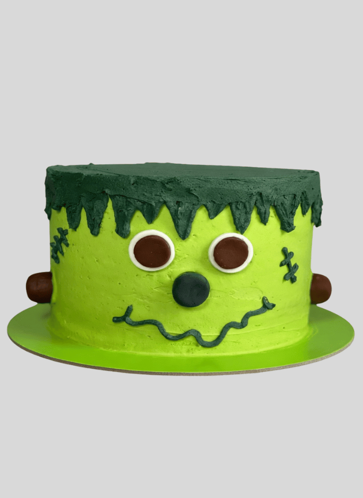 Shapely Frankenstein Cake