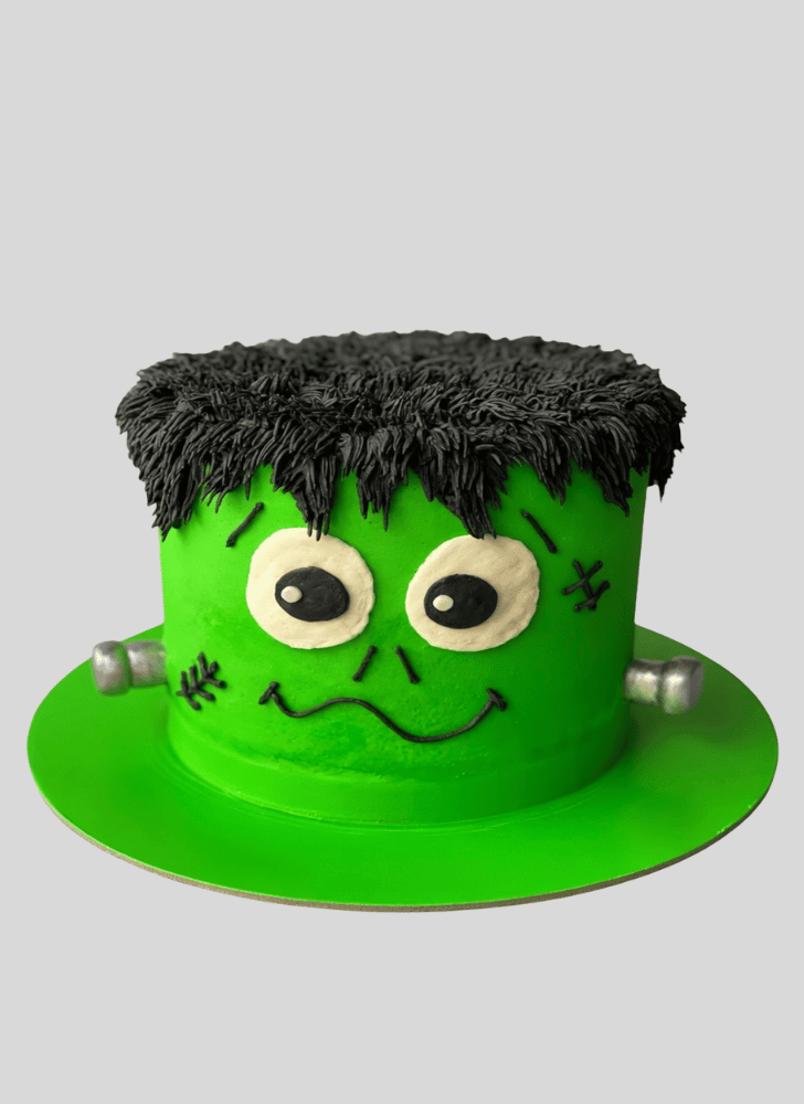 Adorable Green Monster Cake