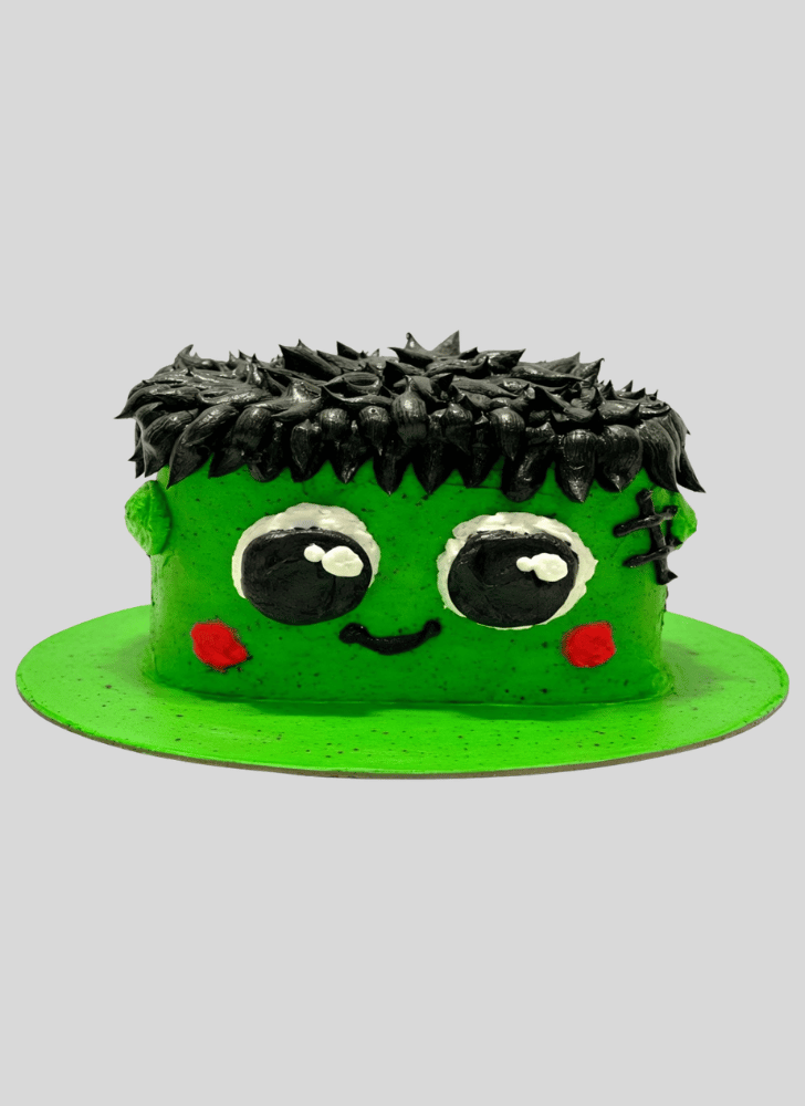 Angelic Green Monster Cake