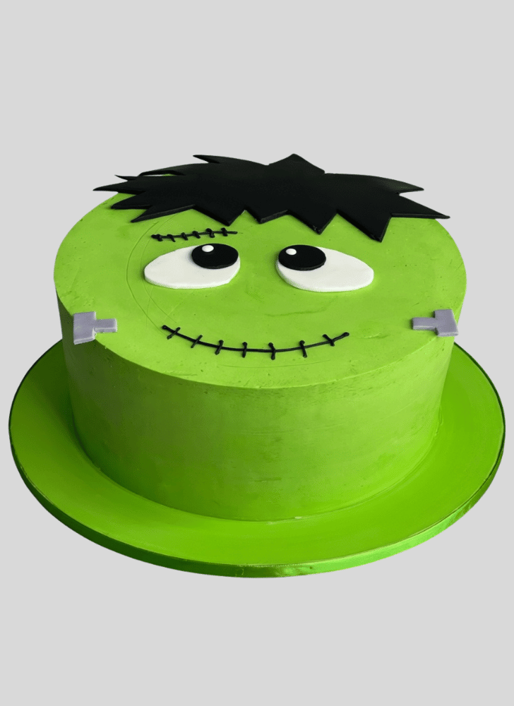 Appealing Green Monster Cake