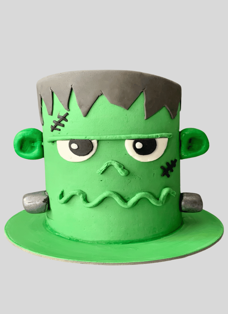 Beauteous Green Monster Cake