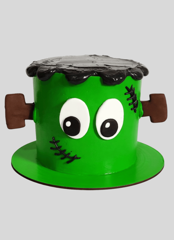 Charming Green Monster Cake