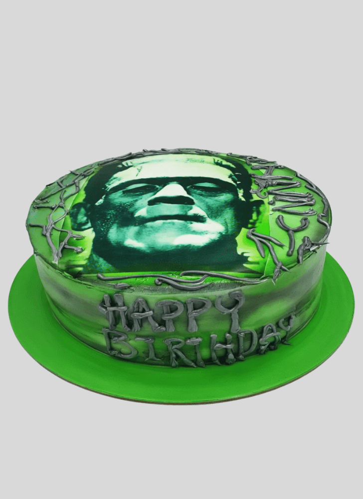 Elegant Green Monster Cake