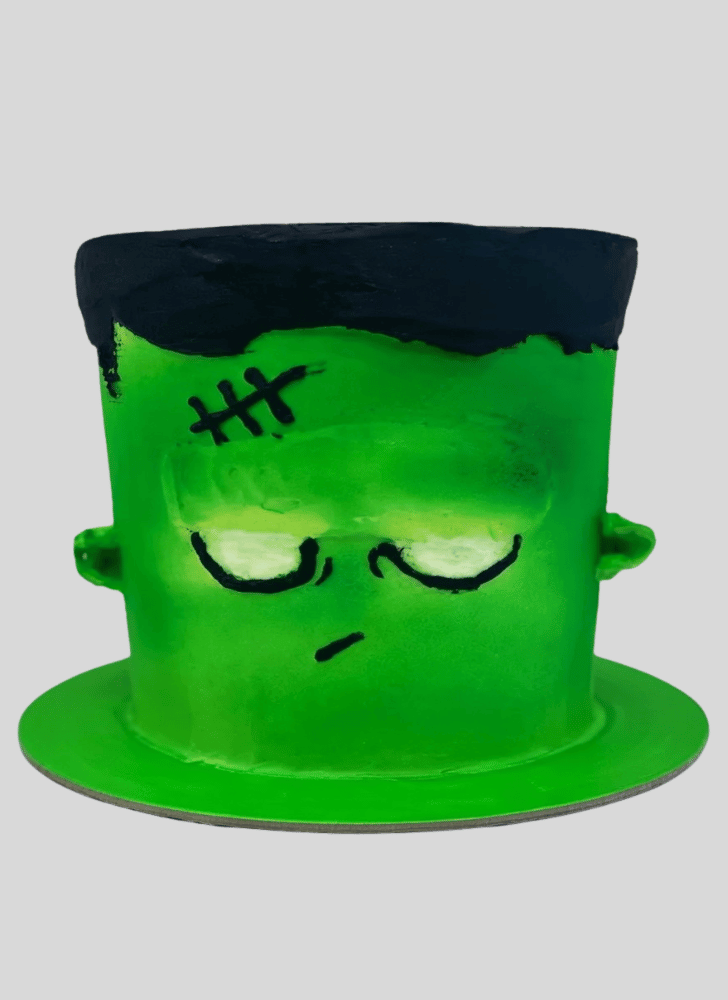 Enticing Green Monster Cake
