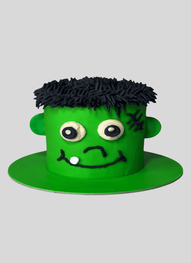 Fair Green Monster Cake