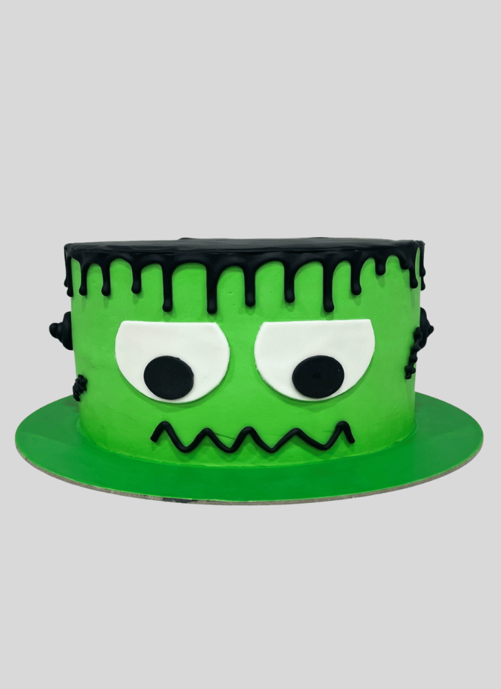 Fine Green Monster Cake
