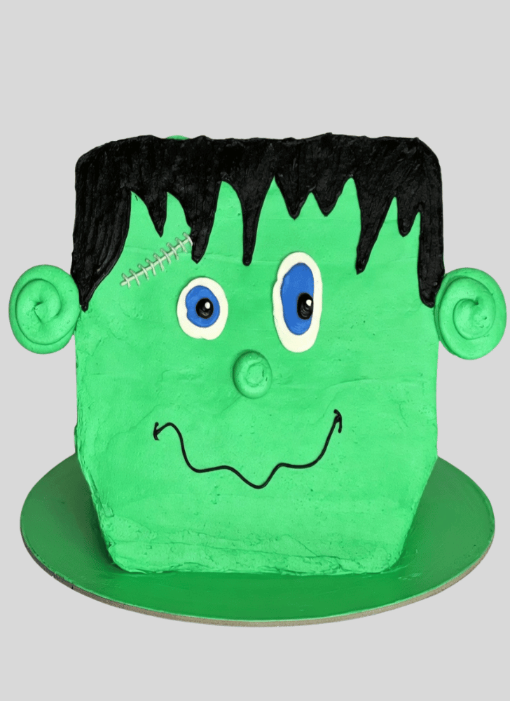 Gorgeous Green Monster Cake