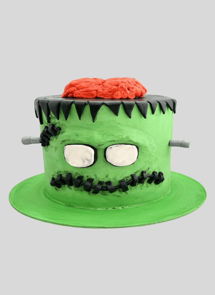 Graceful Green Monster Cake