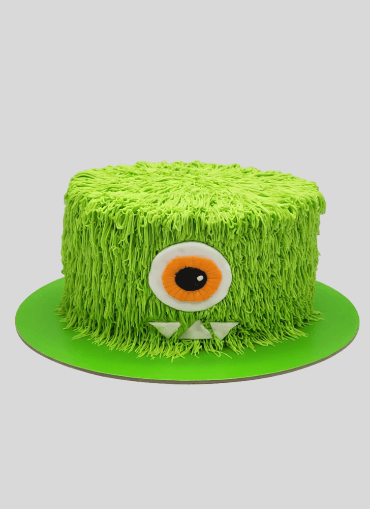 Magnetic Green Monster Cake