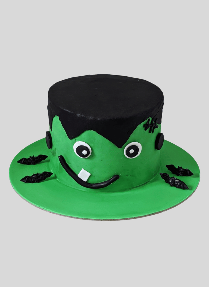 Pleasing Green Monster Cake