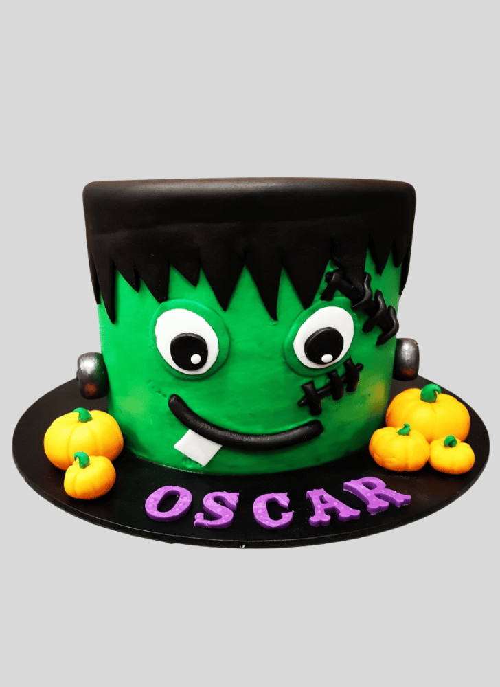 Slightly Green Monster Cake