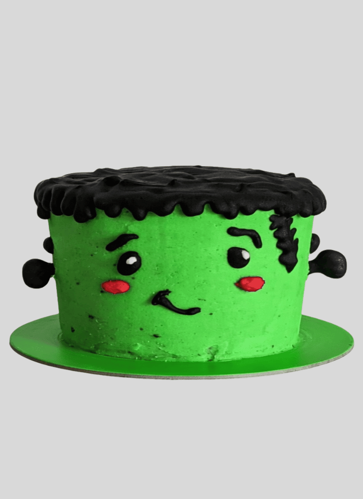 Splendid Green Monster Cake