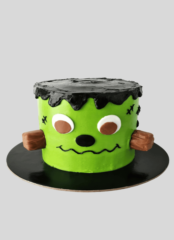 Wonderful Green Monster Cake Design