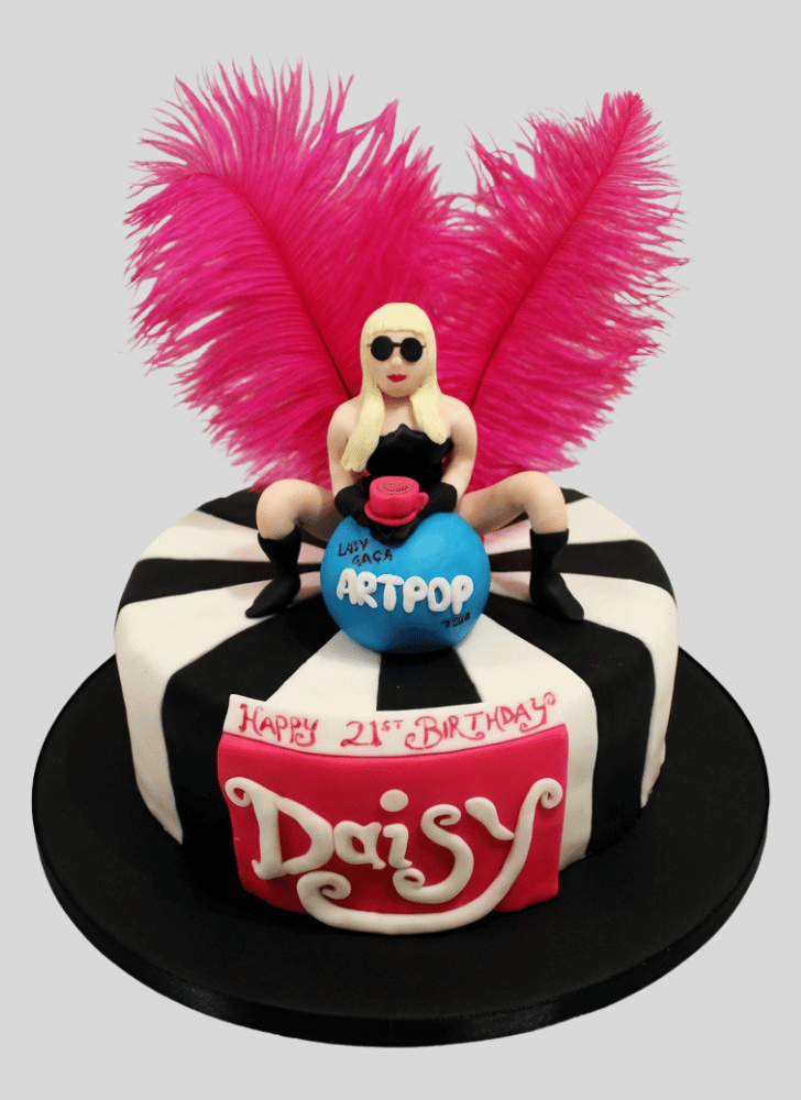 Admirable Lady Gaga Cake Design