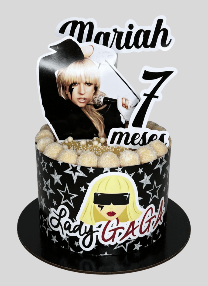 Adorable Lady Gaga Cake