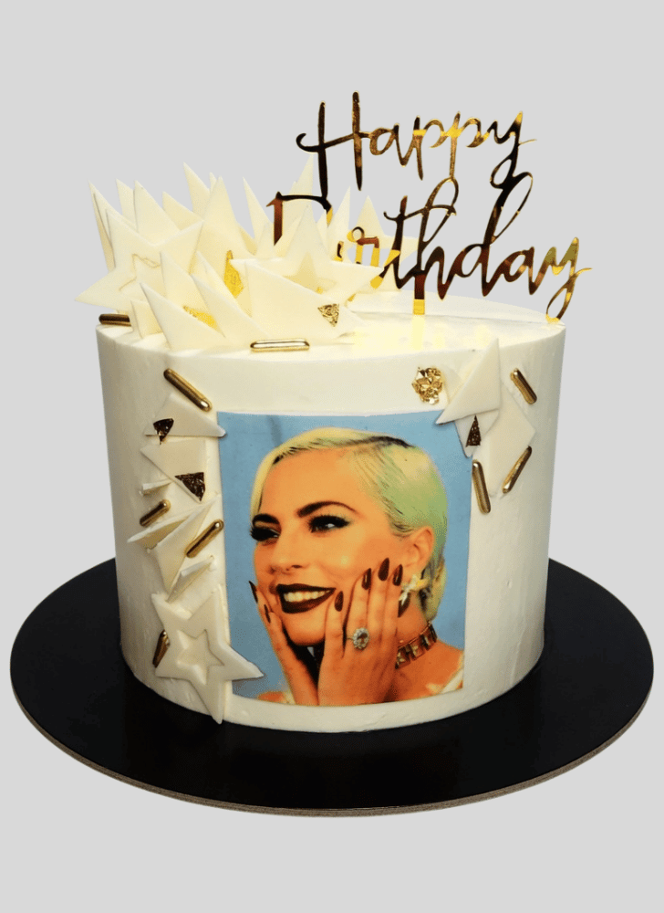Angelic Lady Gaga Cake