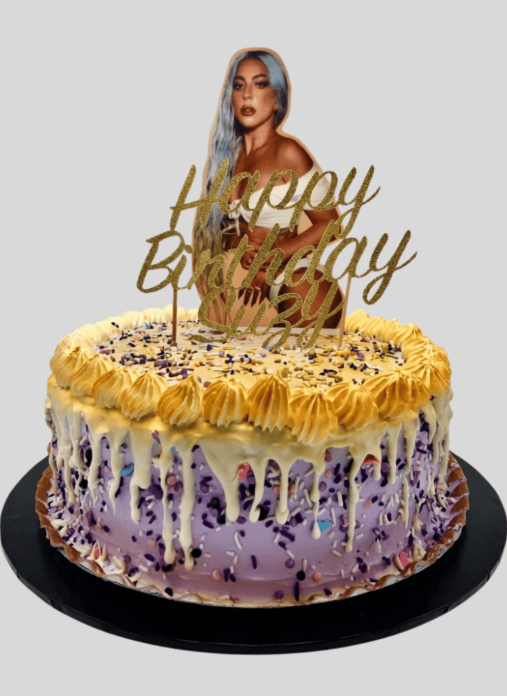 Comely Lady Gaga Cake