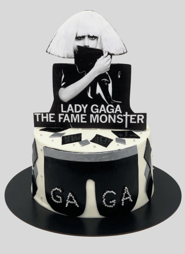 Delightful Lady Gaga Cake