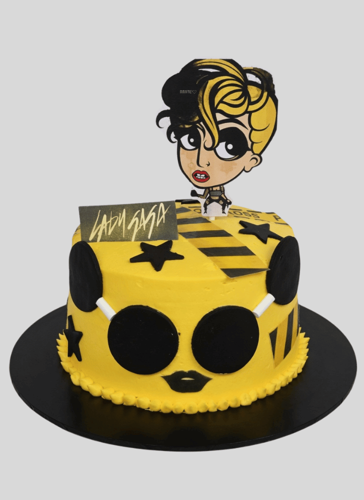 Elegant Lady Gaga Cake