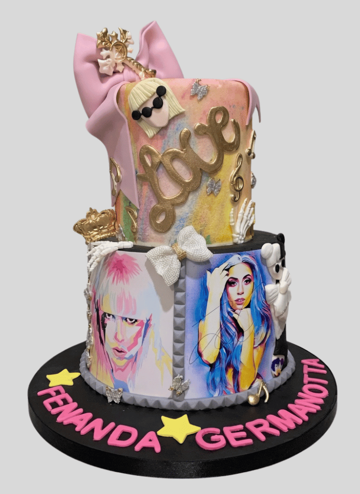 Excellent Lady Gaga Cake