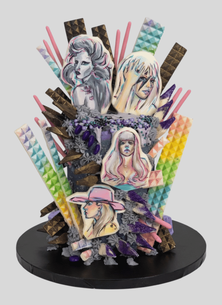 Fair Lady Gaga Cake