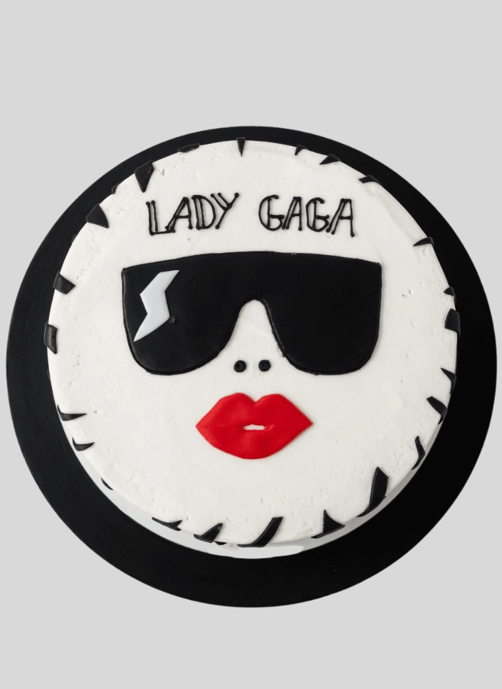 Fetching Lady Gaga Cake