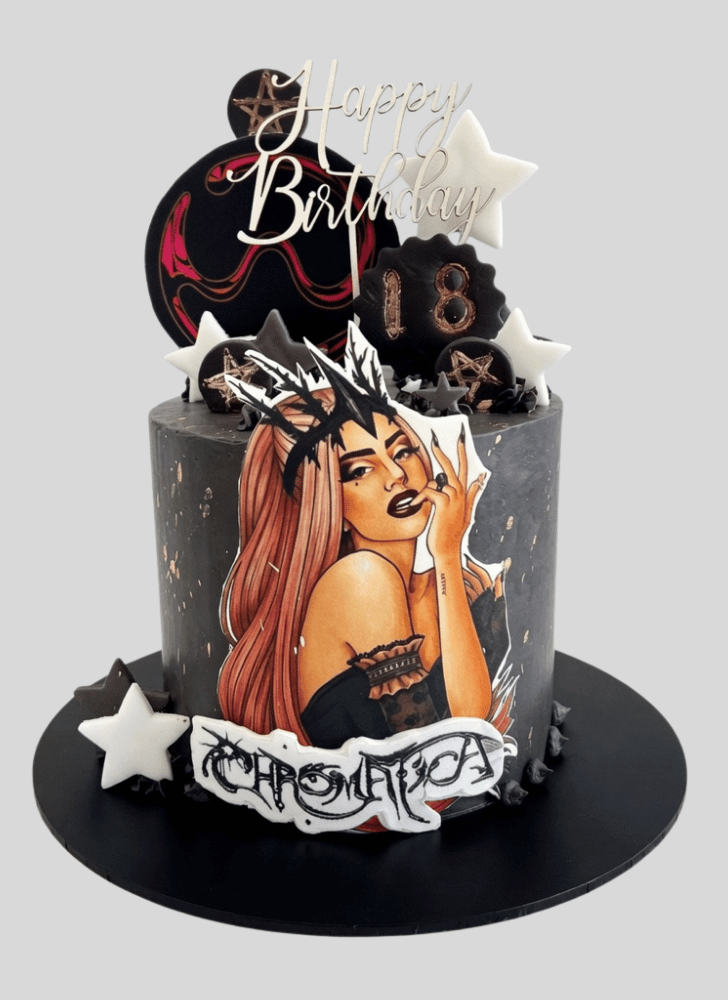 Good Looking Lady Gaga Cake