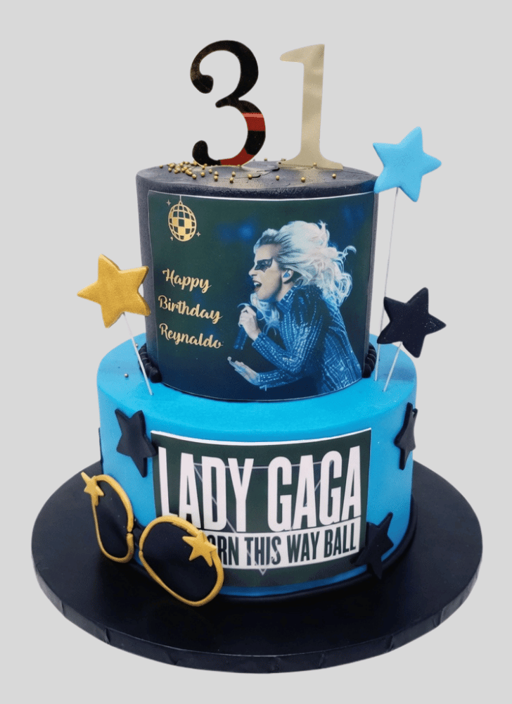 Graceful Lady Gaga Cake