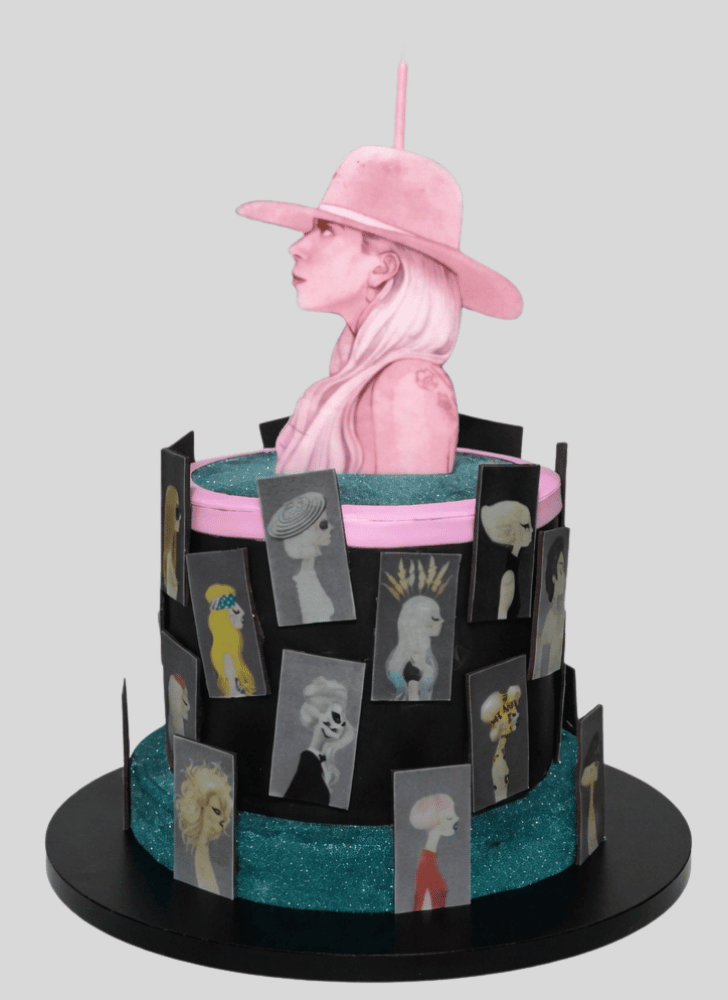 Handsome Lady Gaga Cake