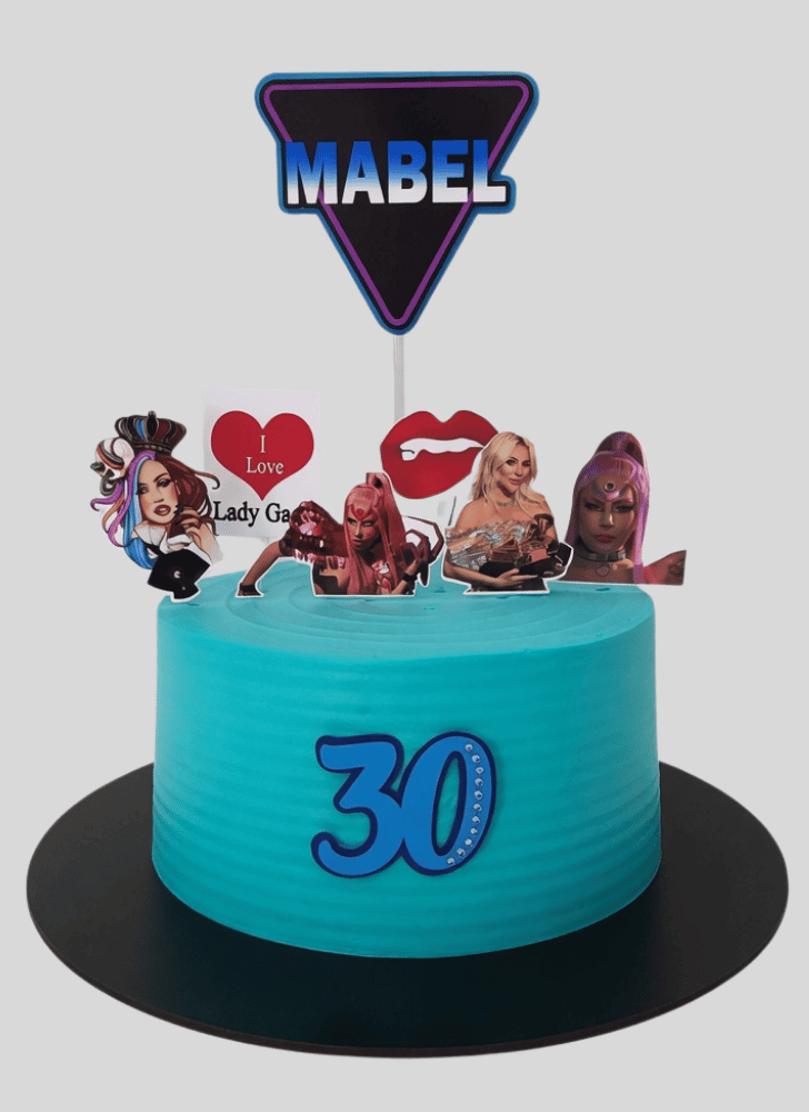 Ideal Lady Gaga Cake