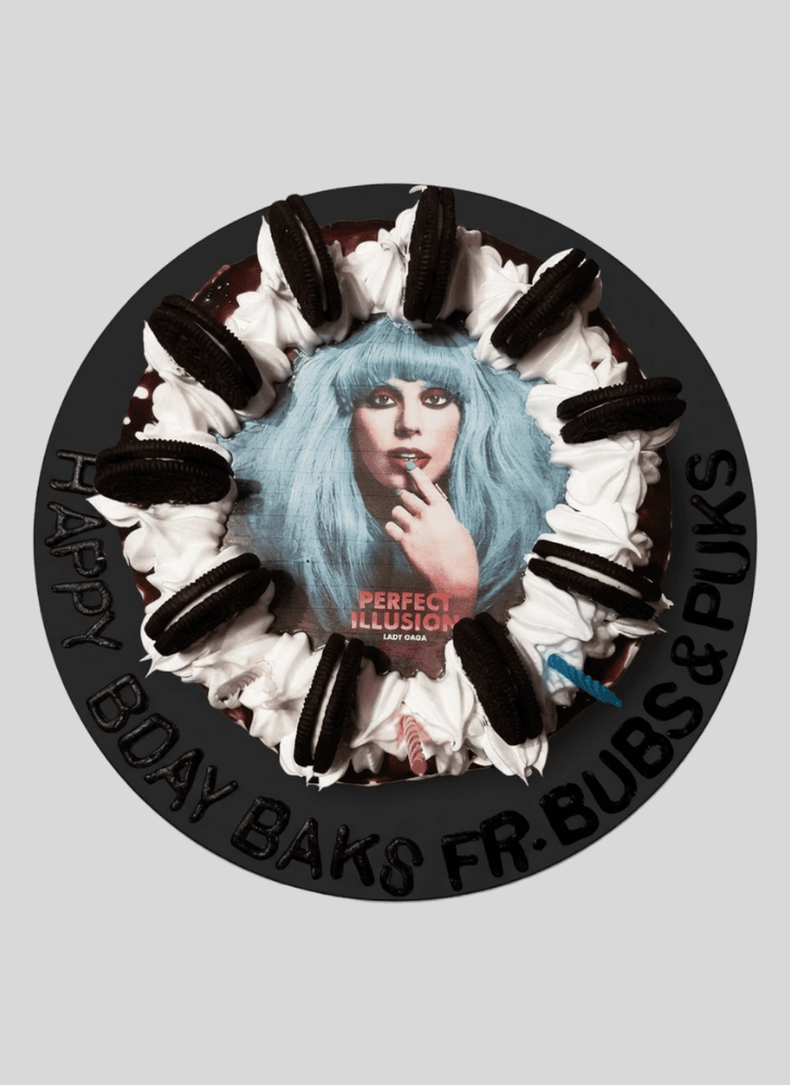 Inviting Lady Gaga Cake