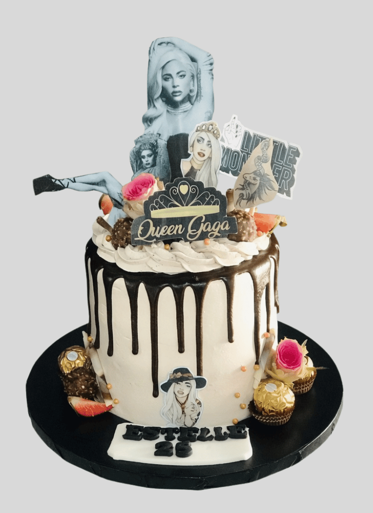 Lovely Lady Gaga Cake Design