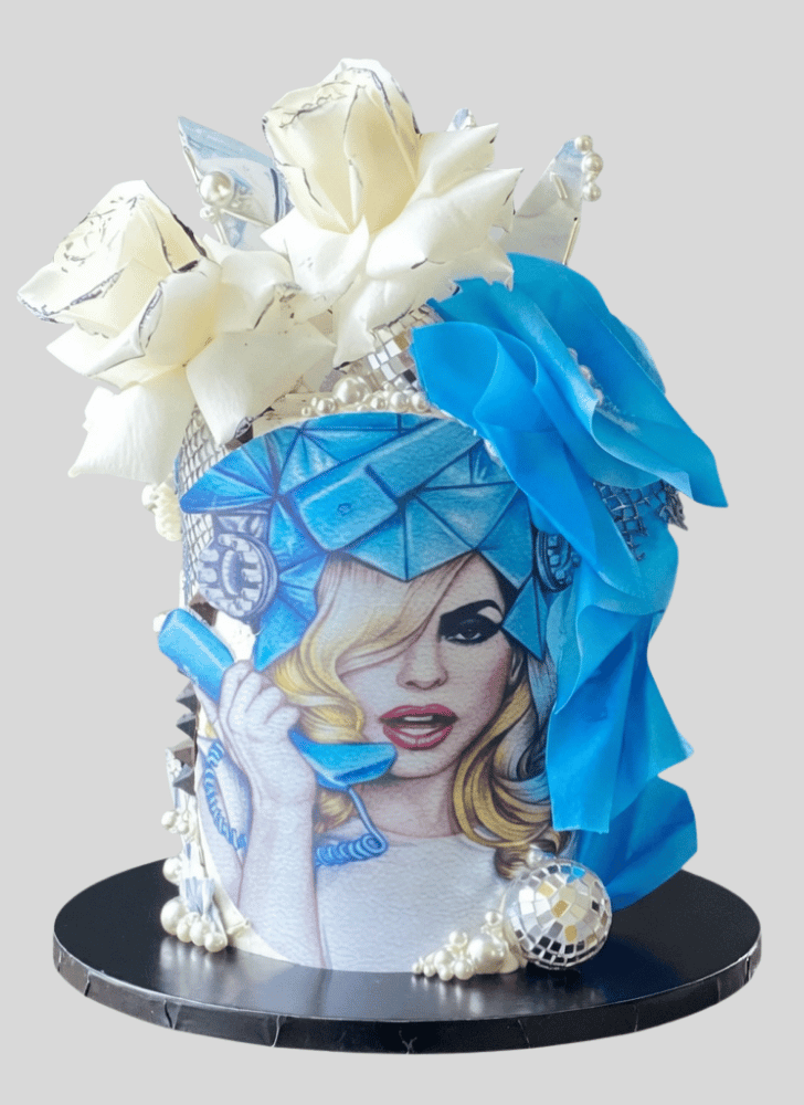 Pretty Lady Gaga Cake