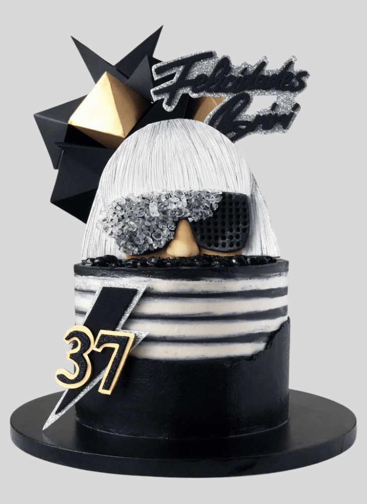 Wonderful Lady Gaga Cake Design