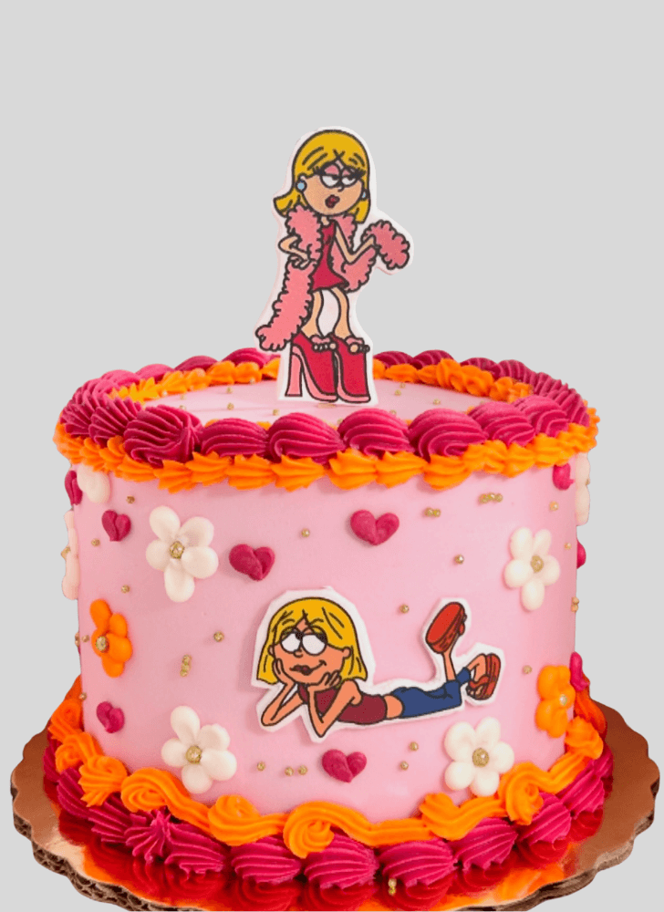 Delicate Lizzie McGuire Cake