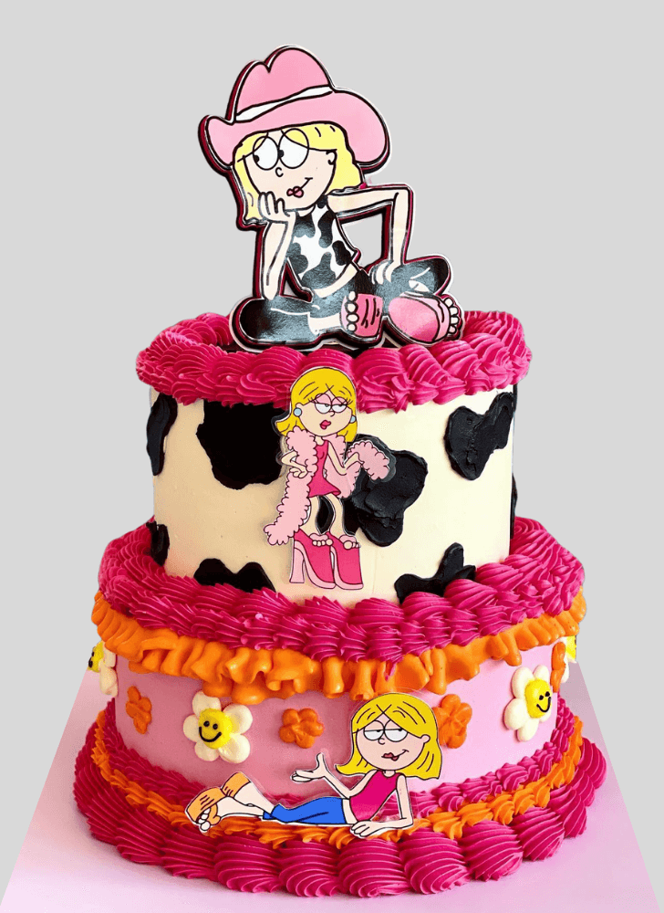 Elegant Lizzie McGuire Cake