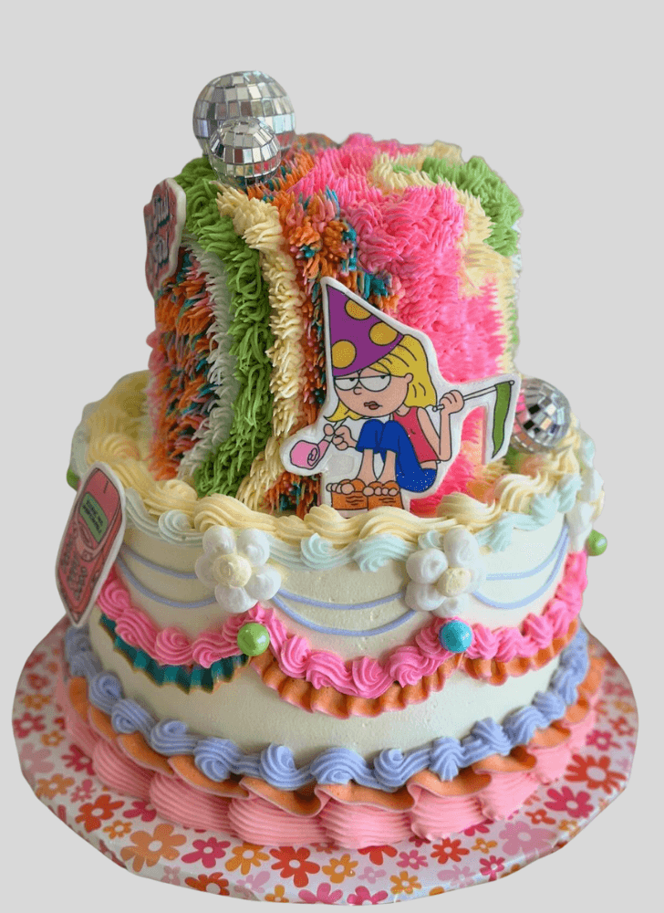 Pleasing Lizzie McGuire Cake