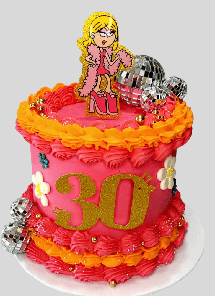 Resplendent Lizzie McGuire Cake