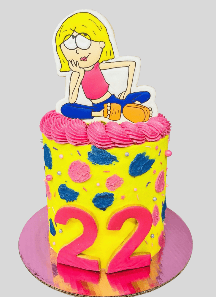 Shapely Lizzie McGuire Cake
