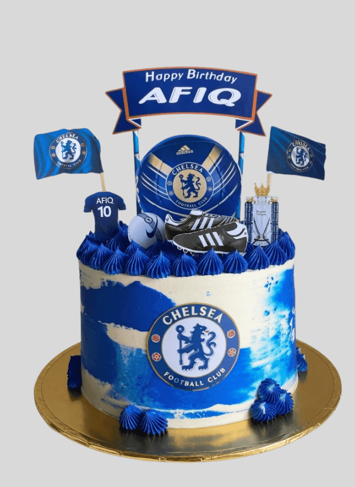 Admirable Chelsea Cake Design
