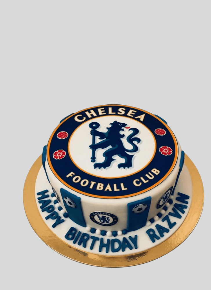Appealing Chelsea Cake