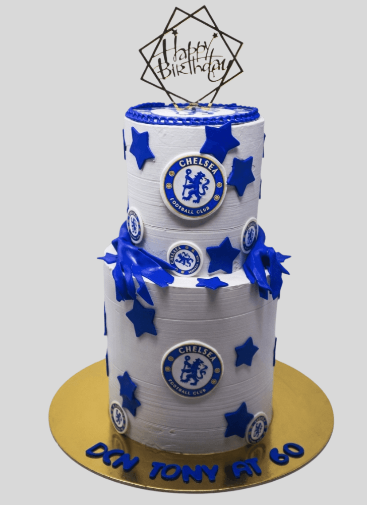 Beauteous Chelsea Cake