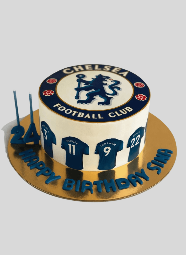 Delicate Chelsea Cake