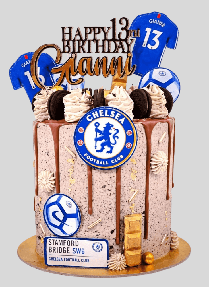 Handsome Chelsea Cake